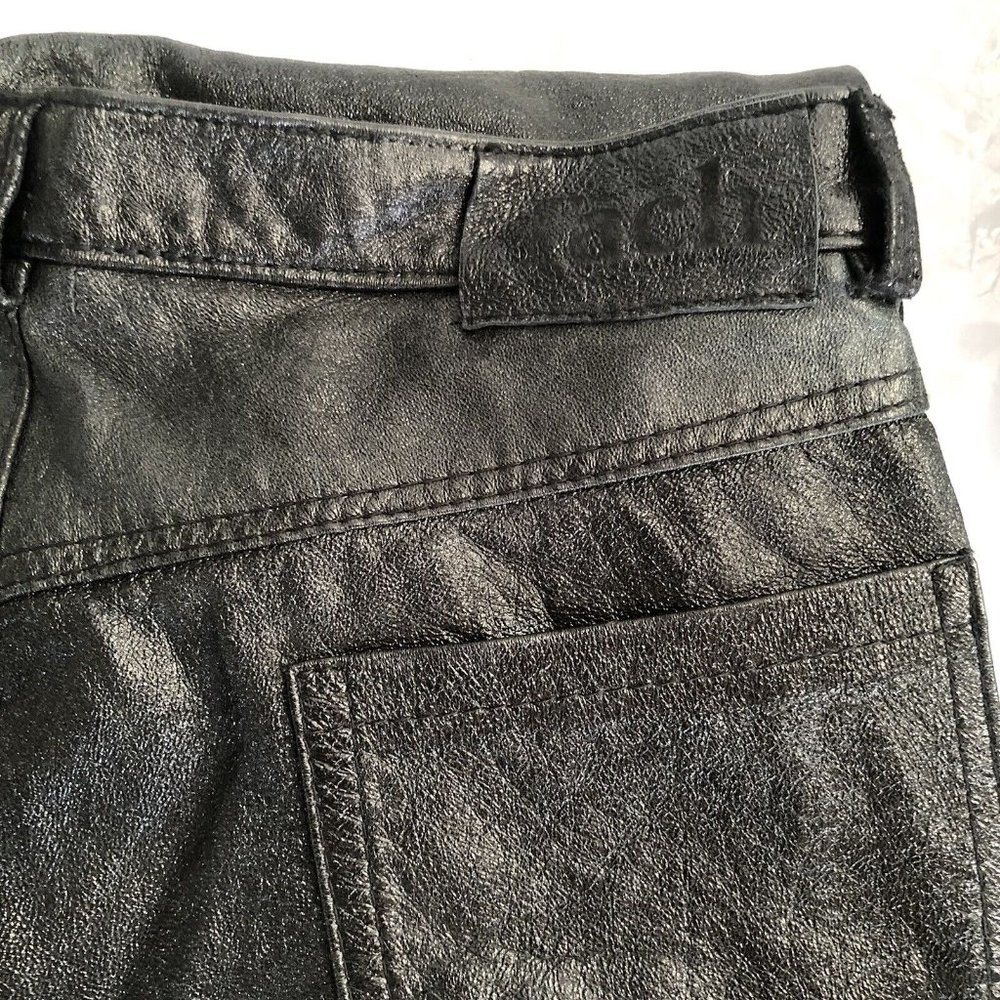 Tach Clothing Ava Pants Black Leather - Picture 4 of 6